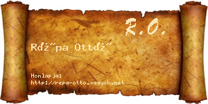 Répa Ottó névjegykártya